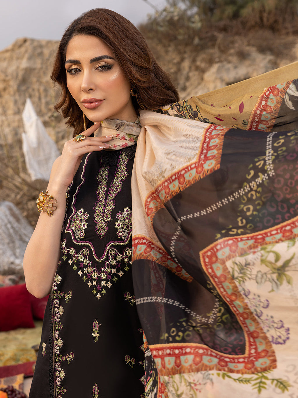 AASHNA | 3 Piece Luxury Lawn