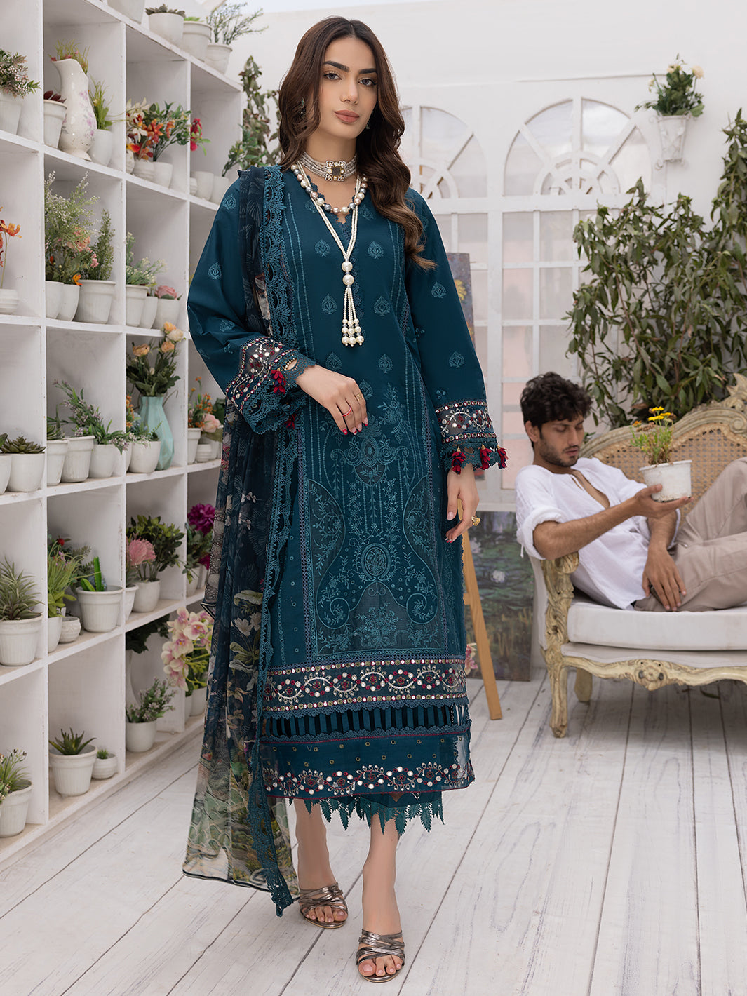 PEACOCK | 3 Piece Luxury Lawn