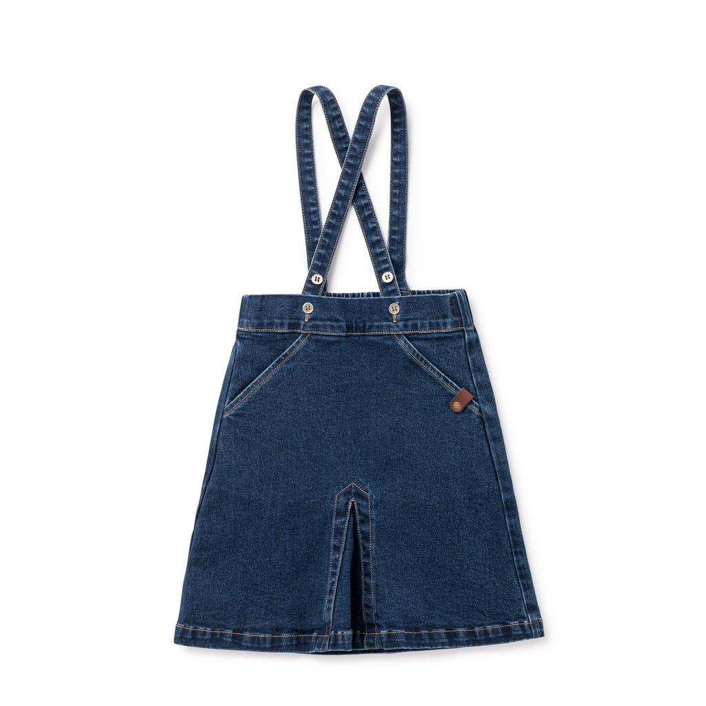 Birnham on the Sea Suspender denim jumper