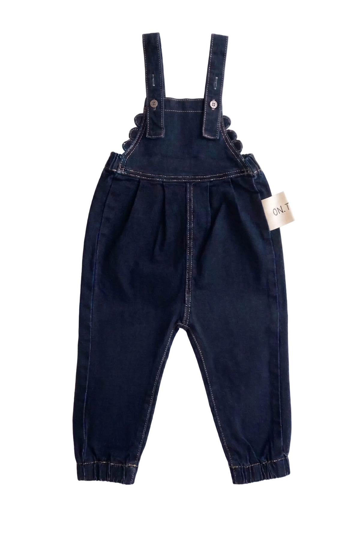 Birnham on the Sea Scalloped denim overall