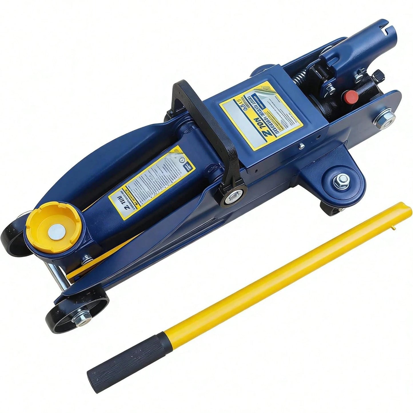 2 Ton Low Profile Hydraulic Floor Jack, 4000 Lbs Trolley Jack With Single Piston Pump, 5-1/8"–13" Lifting Range, Heavy Duty Steel Car Jack