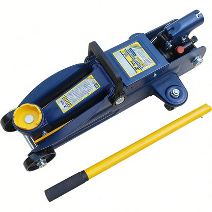 2 Ton Low Profile Hydraulic Floor Jack, 4000 Lbs Trolley Jack With Single Piston Pump, 5-1/8"–13" Lifting Range, Heavy Duty Steel Car Jack