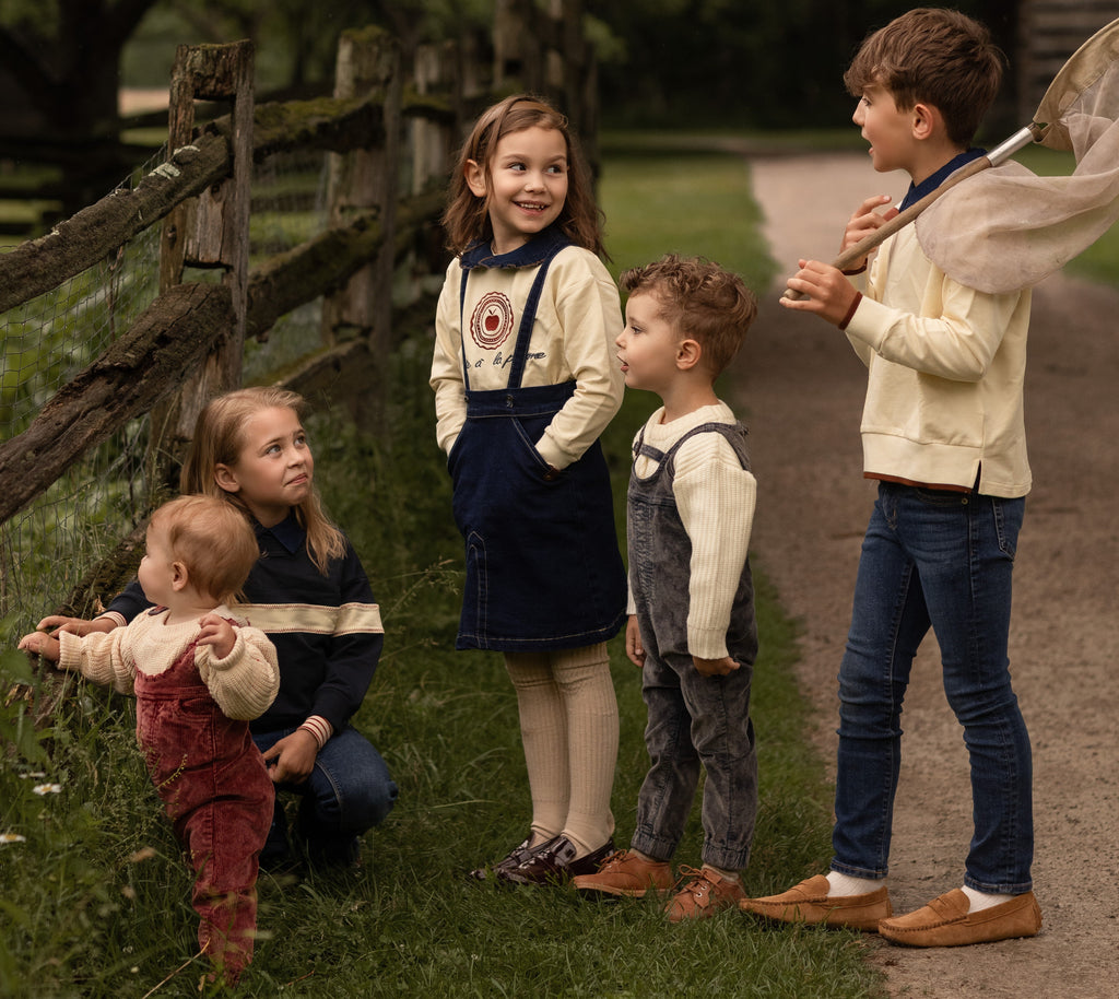 Birnham on the Sea Suspender denim jumper
