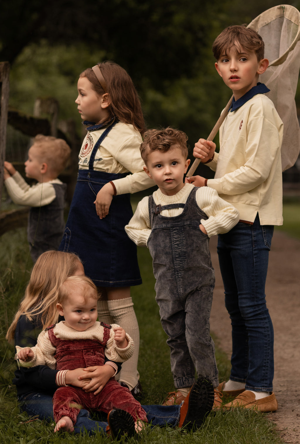 Birnham on the Sea Suspender denim jumper