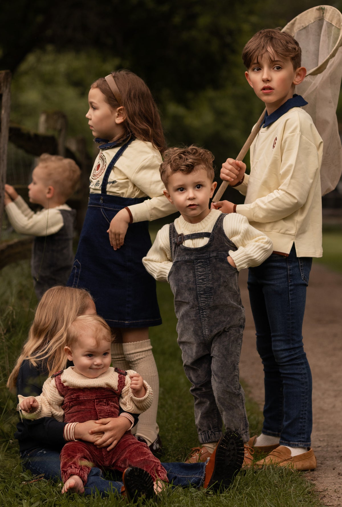 Birnham on the Sea Suspender denim jumper
