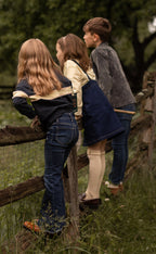 Birnham on the Sea Suspender denim jumper