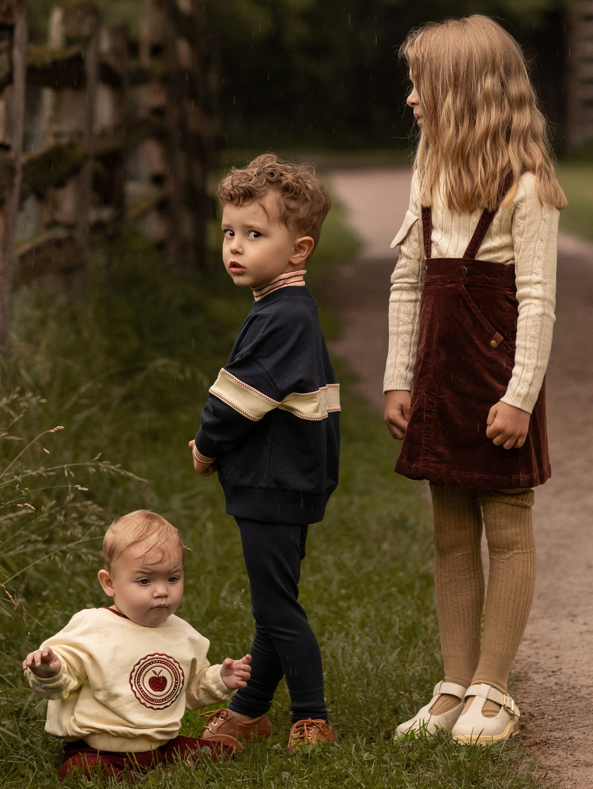 Birnham on the Sea Cable knit ecru sweater