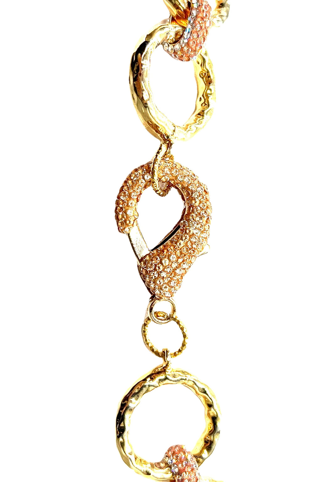 Crystal Chain Link Necklace