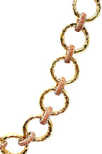 Crystal Chain Link Necklace