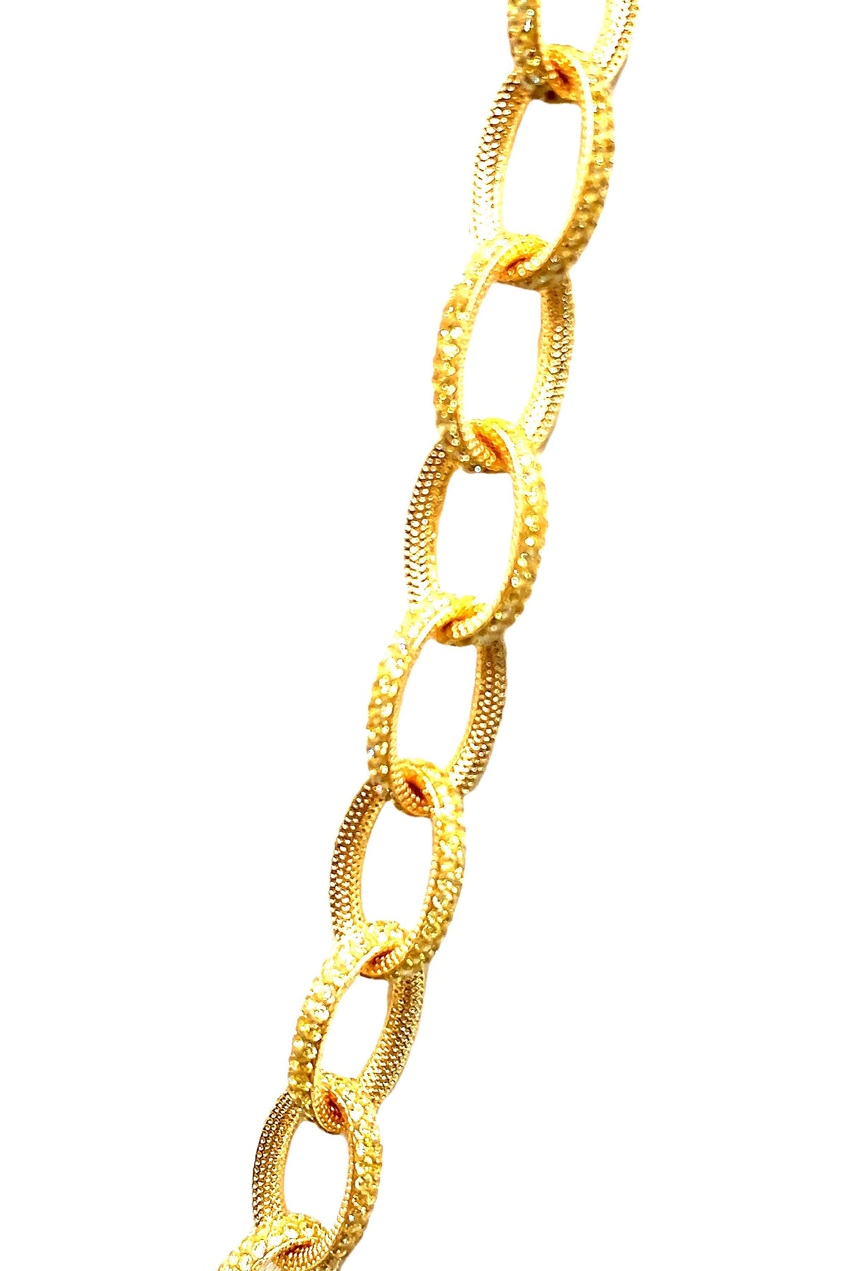 Crystal Chain Link Necklace