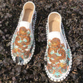 Dragon Embroidery Traditional Chinese Casual Shoes Loafers