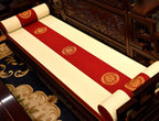 Auspicious Embroidery Linen Traditional Chinese Cushion Cover