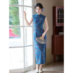 Chinese Style Qipao Dress for Women Summer Elegant Traditional Cheongsam