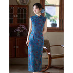 Chinese Style Qipao Dress for Women Summer Elegant Traditional Cheongsam