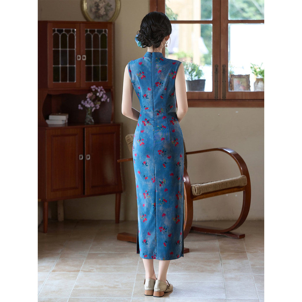 Chinese Style Qipao Dress for Women Summer Elegant Traditional Cheongsam