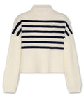 AO76 Mock Neck Stripe Sweater