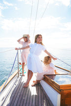 Calla Lili Scallop linen skirt