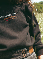 Calla Lili Heritage black sweatshirt