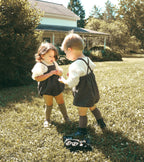 Calla Lili Tweed boy romper