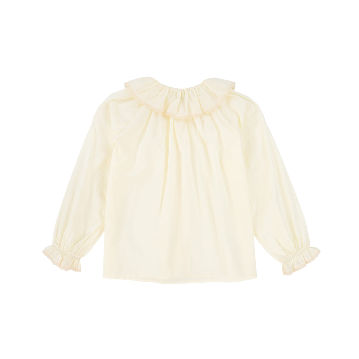 Bace Ruffle neck button down blouse