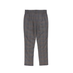 Bamboo Fitted plaid pants