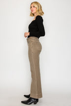 Brown Tummy Control High Rise Holly Flare Jeans