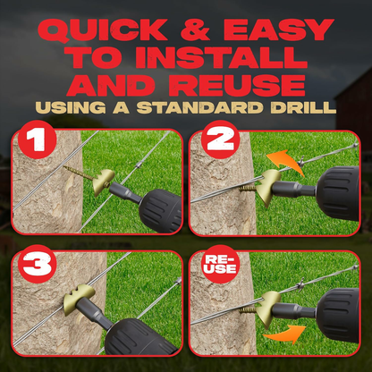 Cat’s Claw Fasteners 2 inch for Softwoods 170 Pieces Replaces The Common Fencing Staple Installs Fast