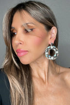 Colored Gems Crystal Gemstone Earring