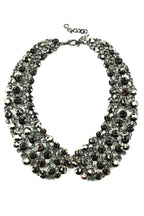 Black Diana Pearl Statement Necklace