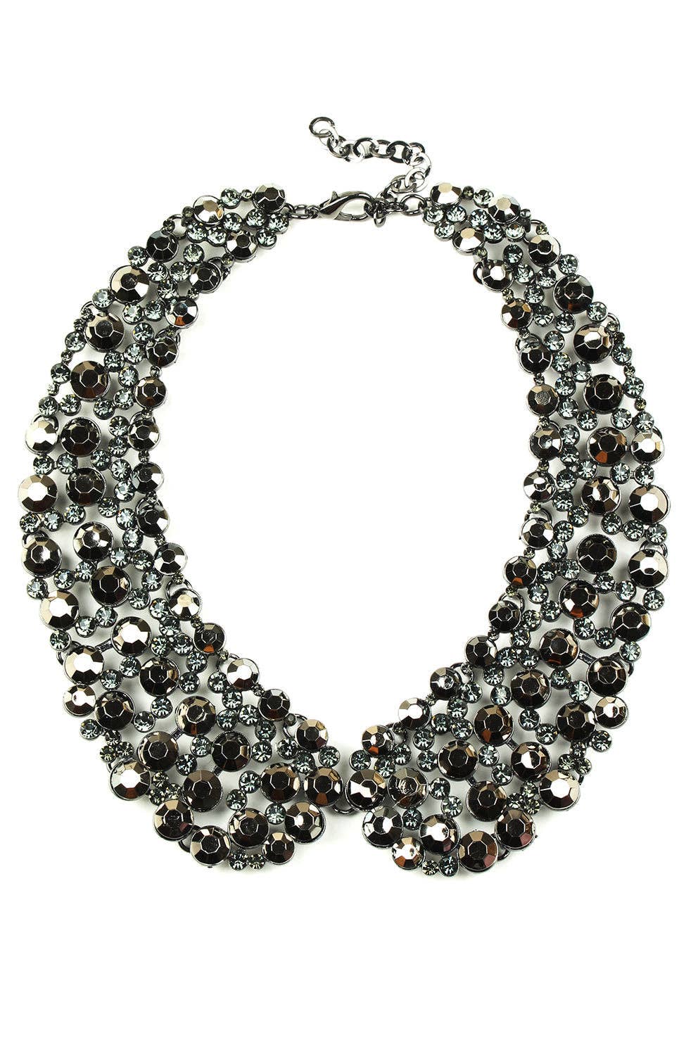 Black Diana Pearl Statement Necklace