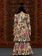 ALIA - A GREEN COTTON SUIT SET