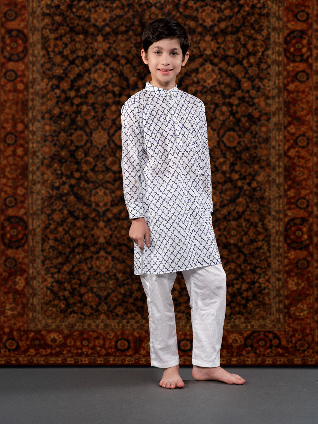 FARID (Black) KURTA SET