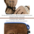 Leather Work Gloves for Men or Women. X-Large Glove for Gardening,  Welding, Construction
