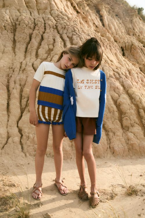 Birinit Knit textured stripe sweater