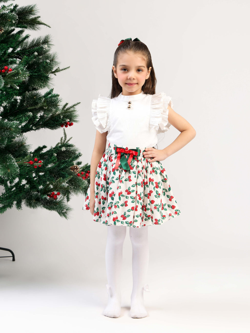 STRAWBERRY SKIRT SET