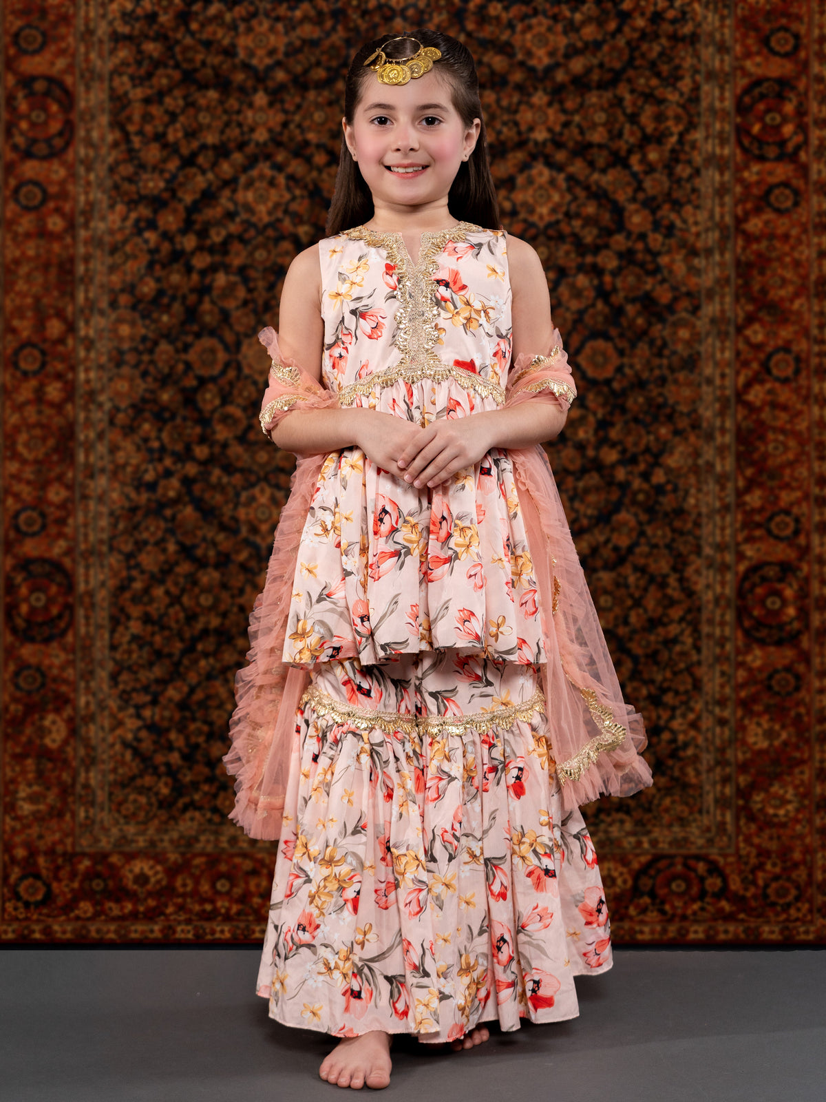 PEACH ROSE SUIT SET