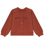 Calla Lili Sweat rust cardigan