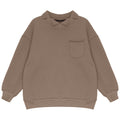 Calla Lili Collar taupe sweatshirt