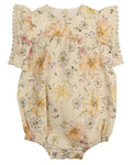 Belati Floral yellow romper