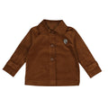 Belati Trench brown cuff tab jacket