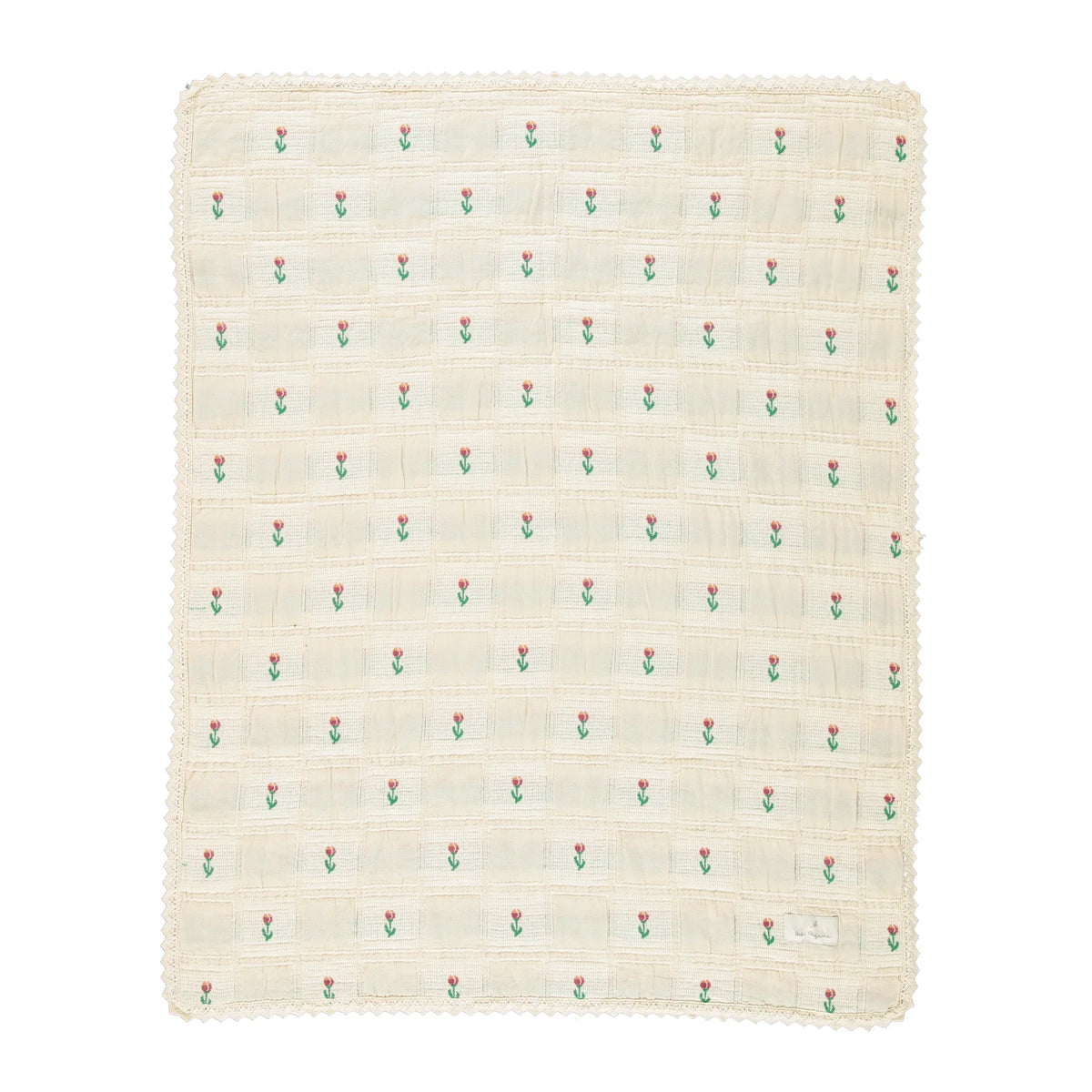 Bebe Organic Sand Belle Tulip Patchwork Blanket