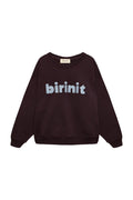 Birinit Violet Logo Sweatshirt