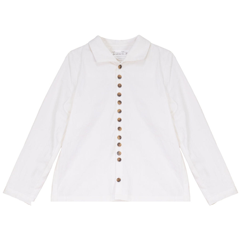Calla Lili Button cream shirt