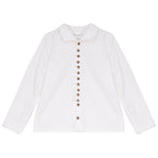 Calla Lili Button cream shirt