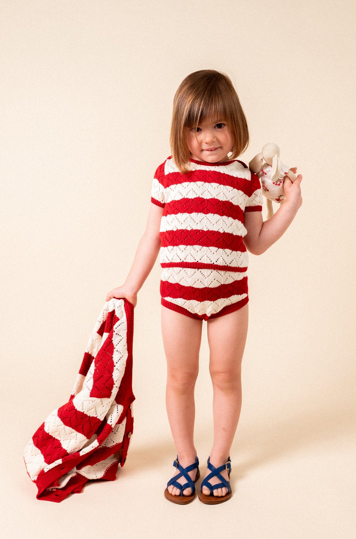 Birinit Knit textured bloomer set