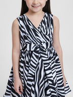 ZEBRA PRINT - SLEEVELESS  DRESS
