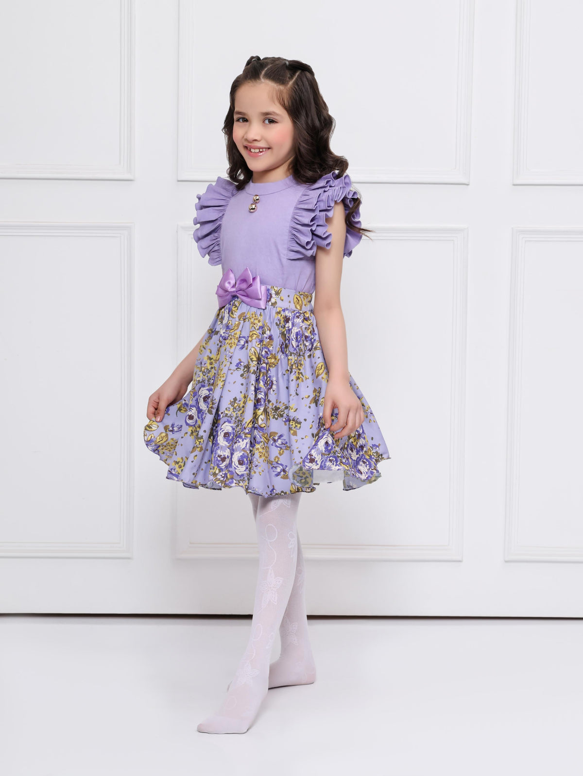 Lavender skirt set