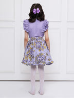 Lavender skirt set