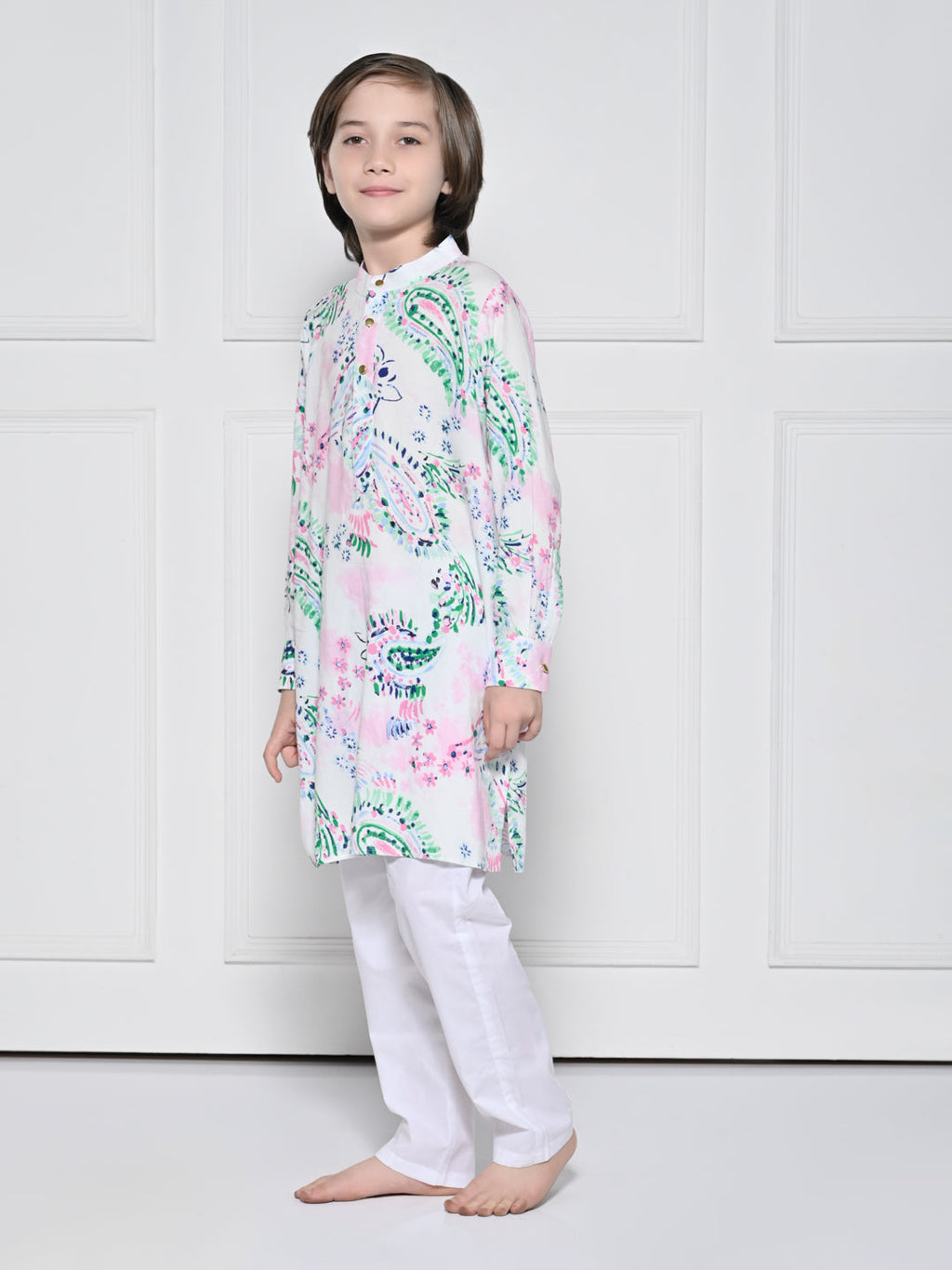 Samar - A White Kurta set for boys