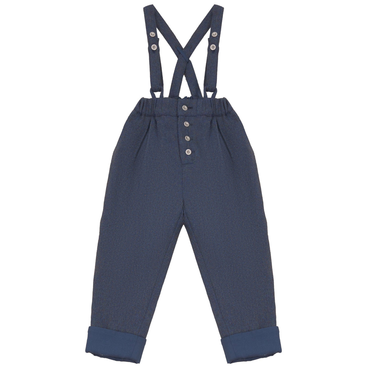 Calla Lili Suspender blue pants